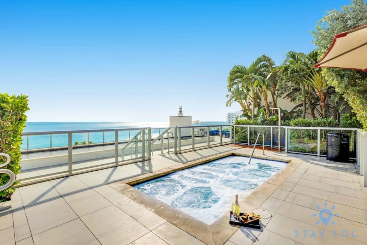 Ocean View - Balcony - Hollywood Beach Broad-Walk Luaran gambar