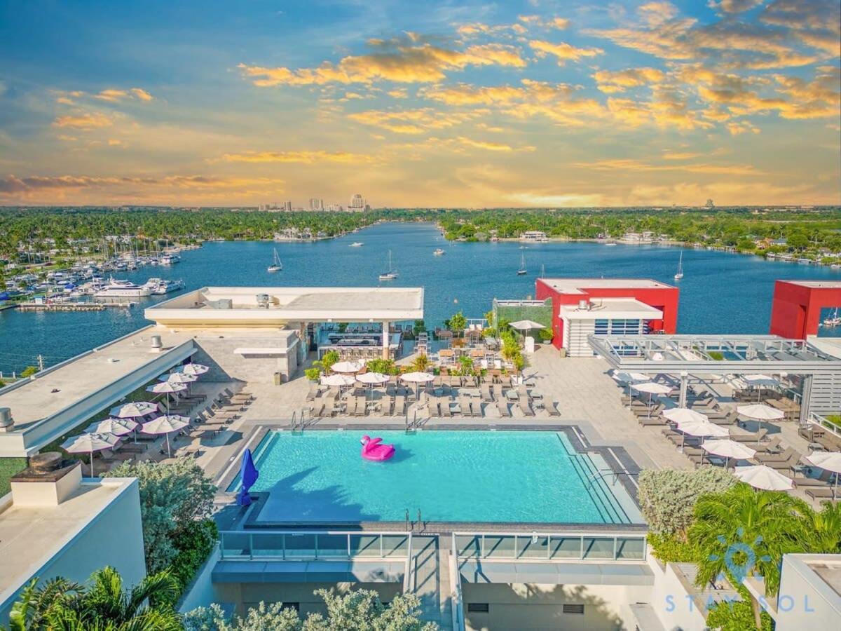 Ocean View - Balcony - Hollywood Beach Broad-Walk Luaran gambar