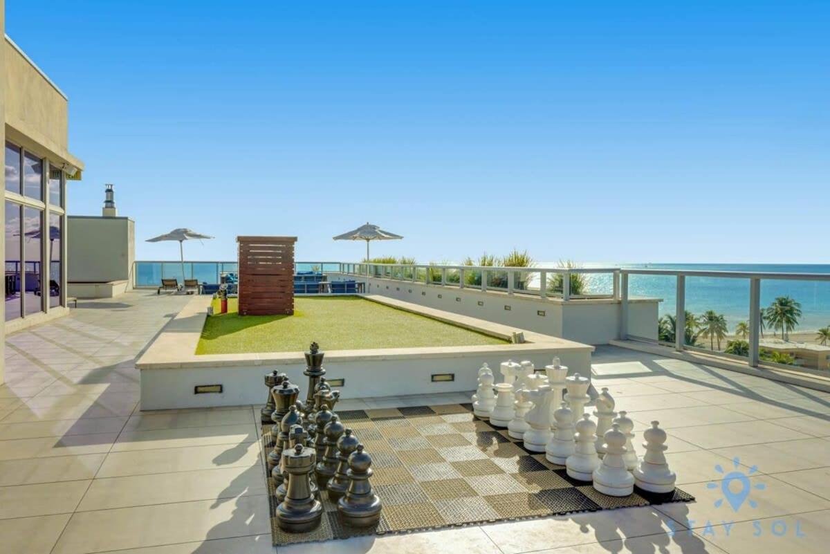 Ocean View - Balcony - Hollywood Beach Broad-Walk Luaran gambar